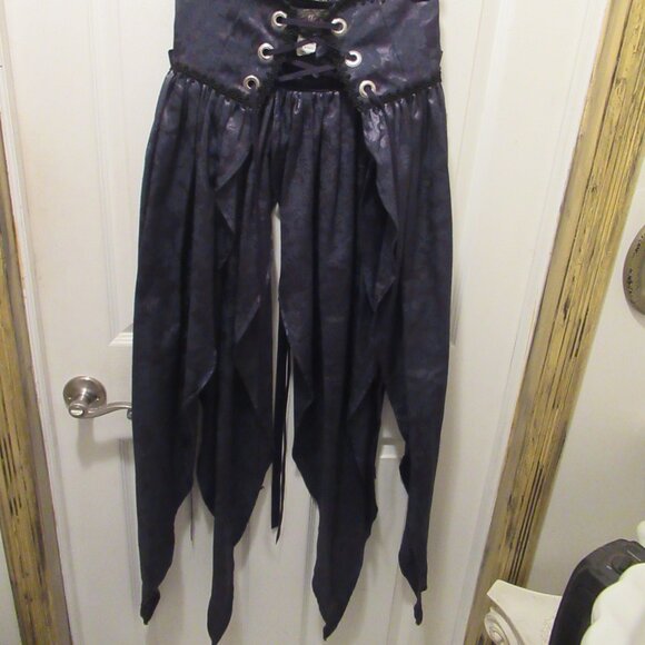 Vintage Jeannie Nitro With Tag Brocade Skirt, Pointy Witchy Goth Vampire Small - Picture 7 of 16